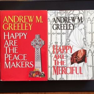 Andrew M Greeley bundle of 2 hardcover books